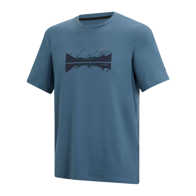 Regatta Heren fingal sunset stretch t-shirt UTRG12700_chinablue large