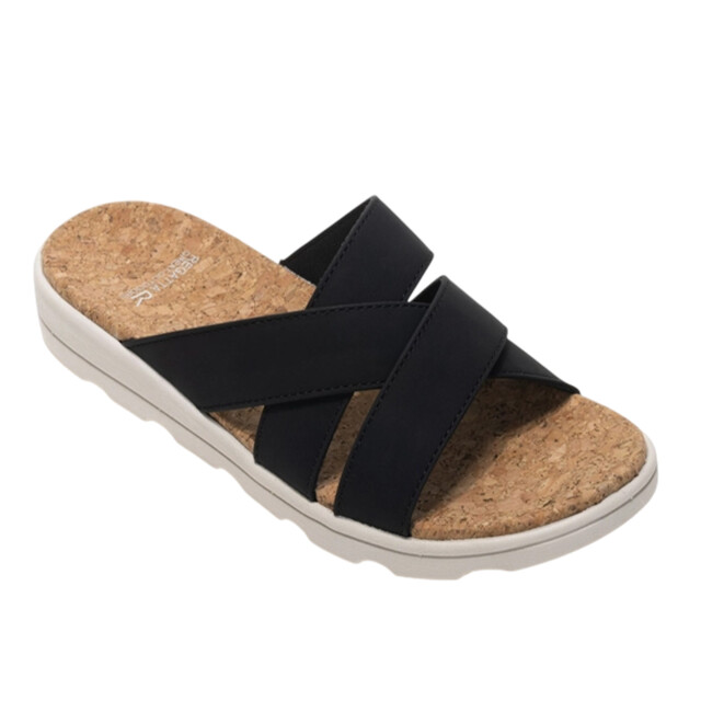 Regatta Dames cassie sandalen met luipaardmotief UTRG12763_black large