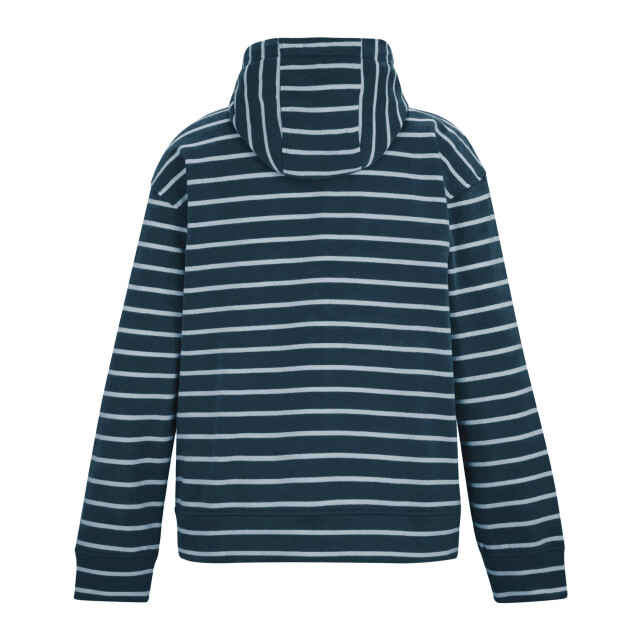 Regatta Dames bayletta gestreepte hoodie met volledige ritssluiting UTRG12500_navywhite large