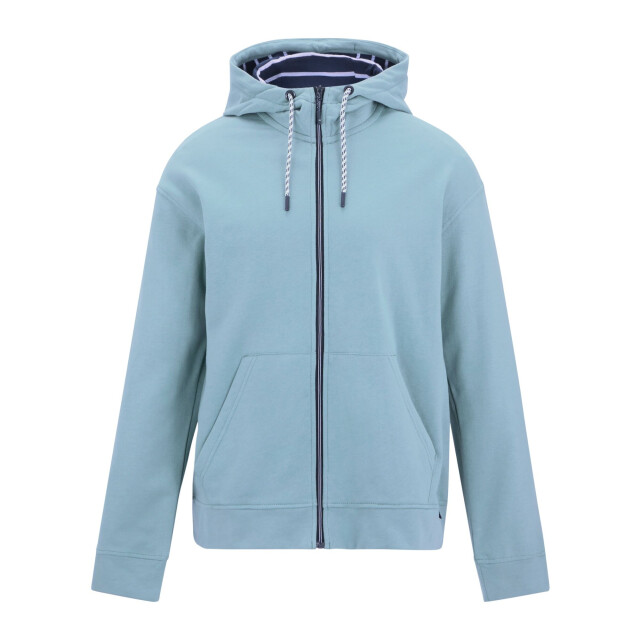 Regatta Dames bayletta gestreepte hoodie met volledige ritssluiting UTRG12500_skyway large