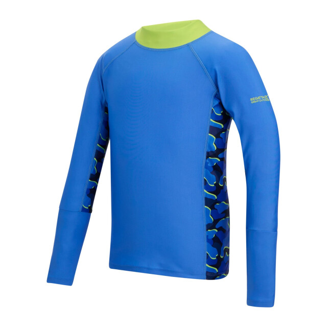 Regatta Kinder/kinder hoku ii camo zwemtop UTRG11435_sonicblue large