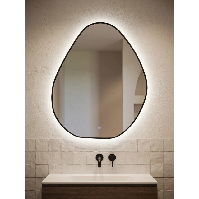 Badplaats Badkamerspiegel pure led 84 x 108 cm badkamer spiegel spiegel 3585387 large