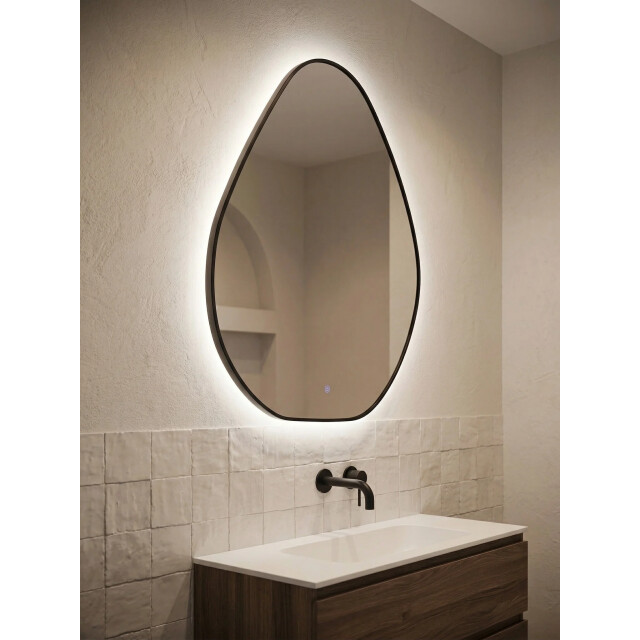 Badplaats Badkamerspiegel pure led 84 x 108 cm badkamer spiegel spiegel 3585387 large