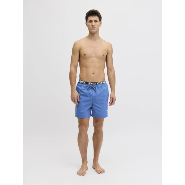 Jack & Jones Heren zwemshort jpstmaui surf dubbele waistband effen 12291404-Delft large