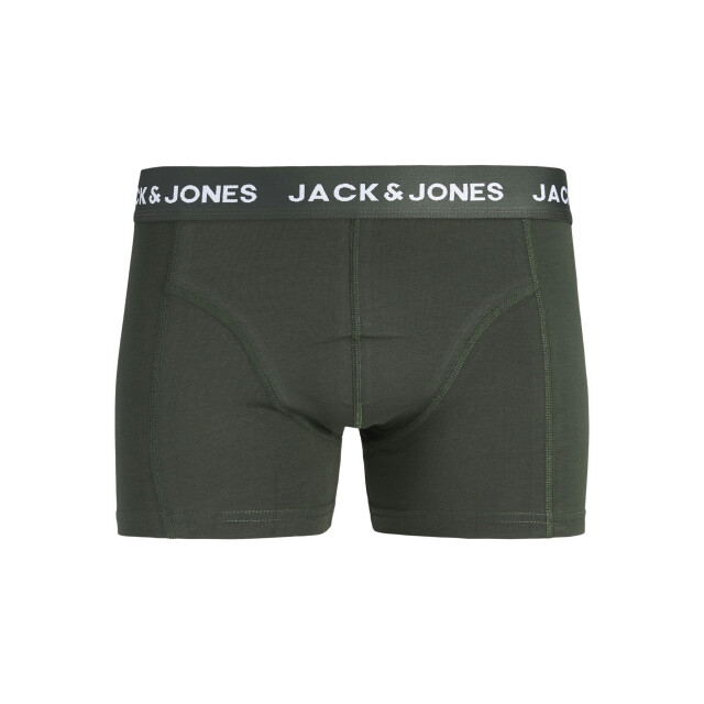 Jack & Jones Heren boxershorts trunks jacsolid effen 10-pack multicolor 12189937-Rosin large