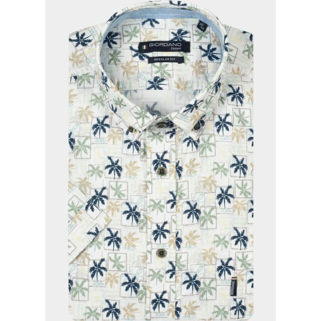 Giordano Overhemd korte mouw heren league short sleeve button do 616037/70 206913 large