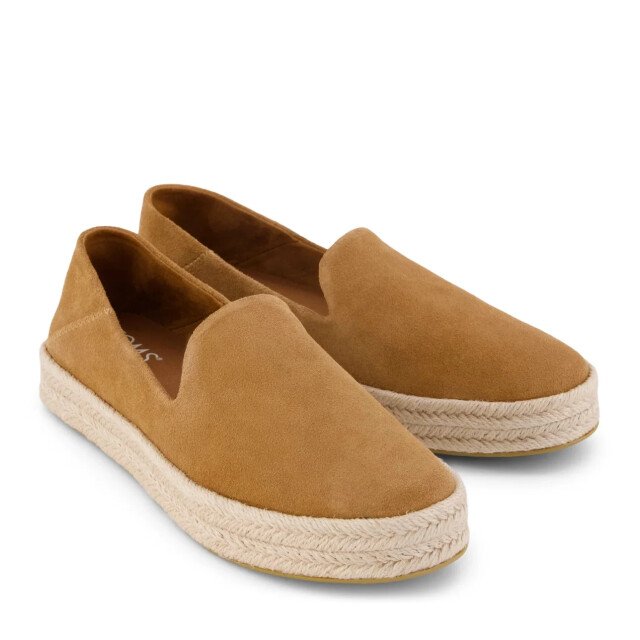 Toms Carolina medium brown instappers slip ons dames 10023312 large