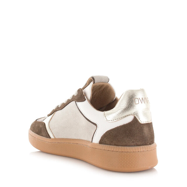 DWRS Label Dwrs mirabel dark brown/off white lage sneakers dames B11548-20 8748 large