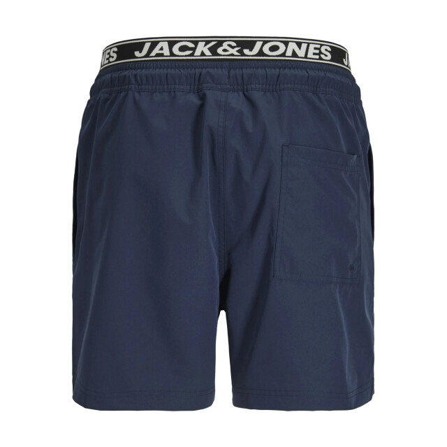 Jack & Jones Heren zwemshort jpstmaui surf dubbele waistband effen donker 12291404-Navy Blazer large