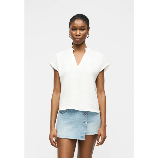 Vero Moda Vmnatali sl v-neck top wvn off-white 4382.02.0156 large