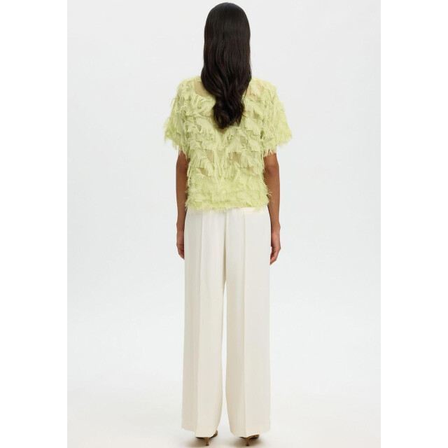 Selected Femme slfmyline ss boat neck top b 16101005 lint 06613.369.0136 large