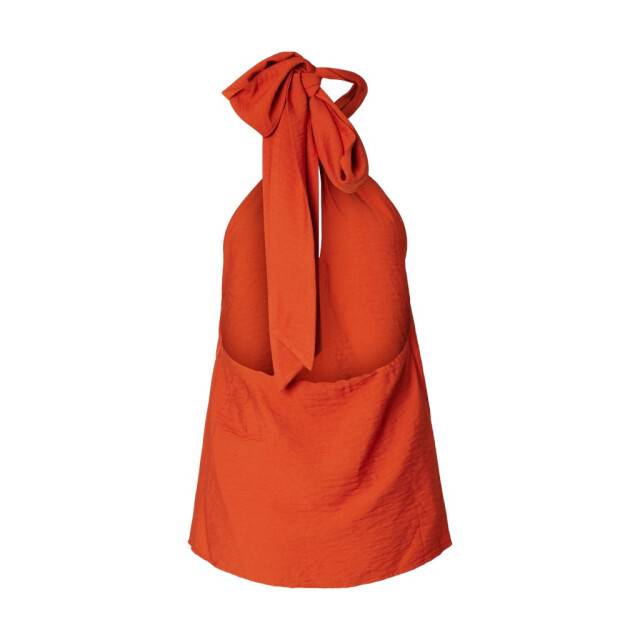 Selected Femme slflisa sl halterneck top b 16101442 potters clay 06010.560.0017 large