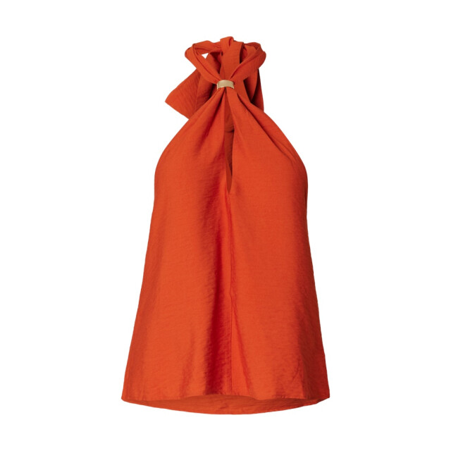 Selected Femme slflisa sl halterneck top b 16101442 potters clay 06010.560.0017 large