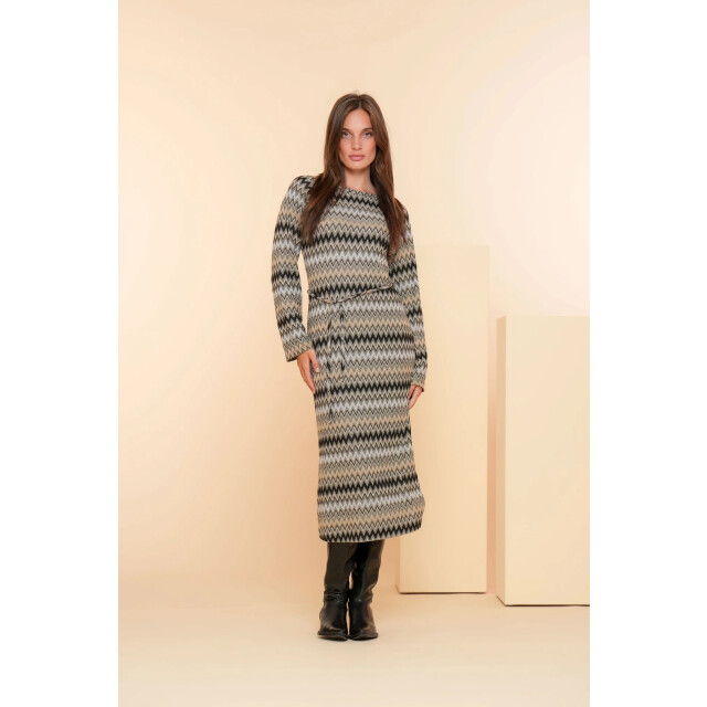 Geisha Dress Dress sand/black large