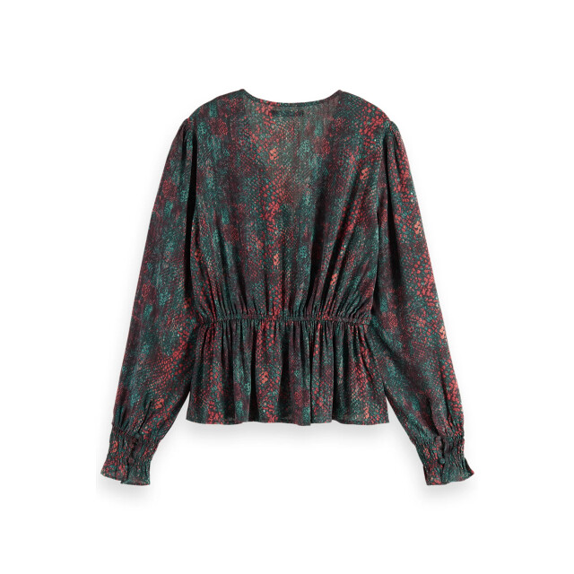 Scotch & Soda V-neck peplum top V-neck peplum top large