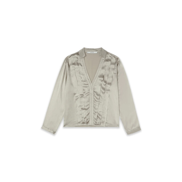 Homage to Denim H-cw25m29 blouse with pleated detail H-CW25M29 Blouse With Pleated Detail large