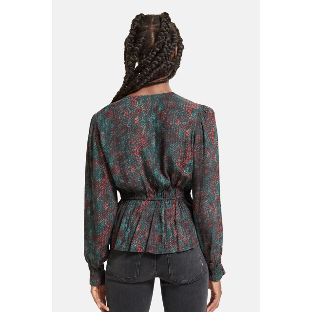 Scotch & Soda V-neck peplum top V-neck peplum top large