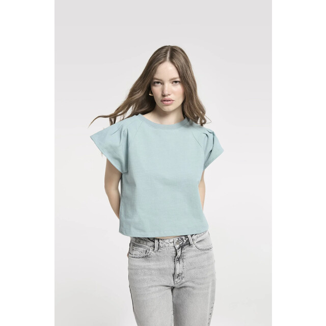 Homage to Denim H-cs26m26 top with wide shoulders H-CS26M26 Top With Wide Shoulders large