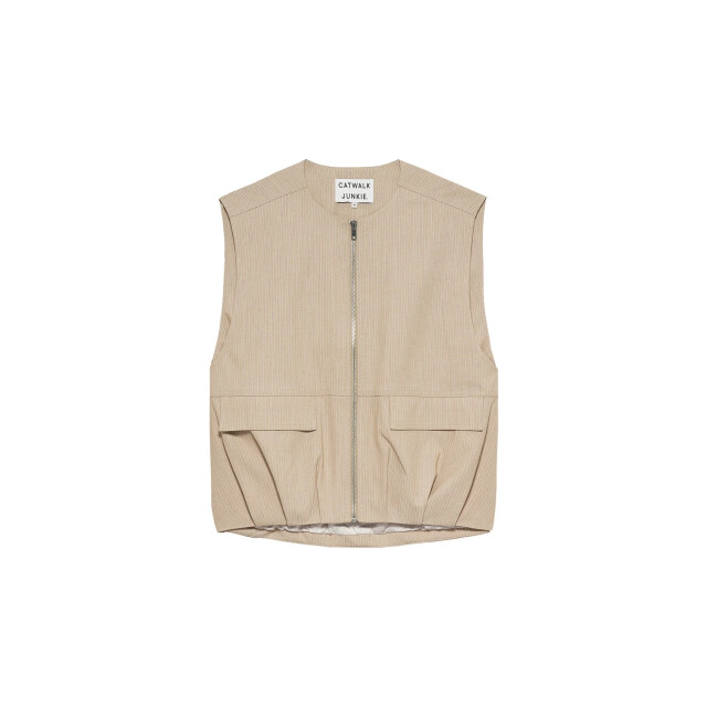 Catwalk Junkie 2601022403 pinstripe bodywarmer 2601022403 Pinstripe bodywarmer large