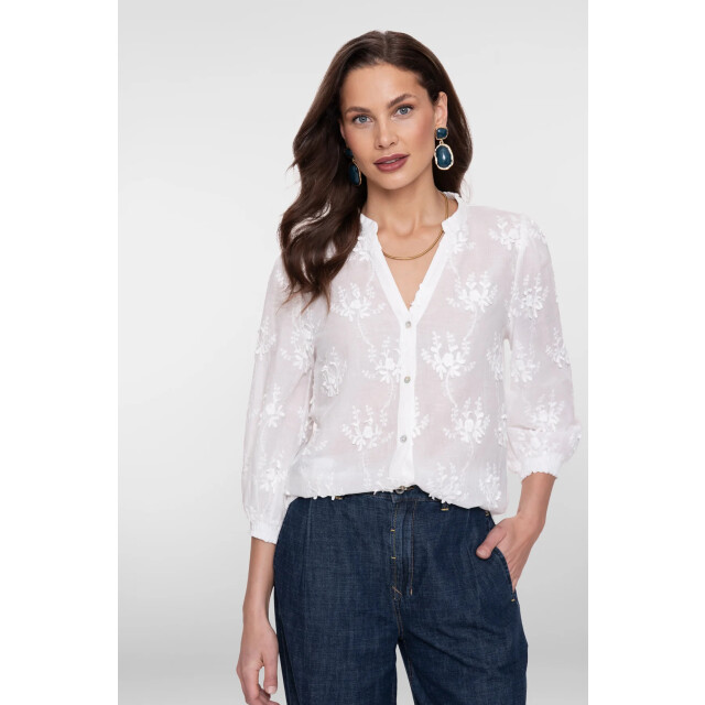 Geisha 63230-26 blouse 63230-26 Blouse off-white large