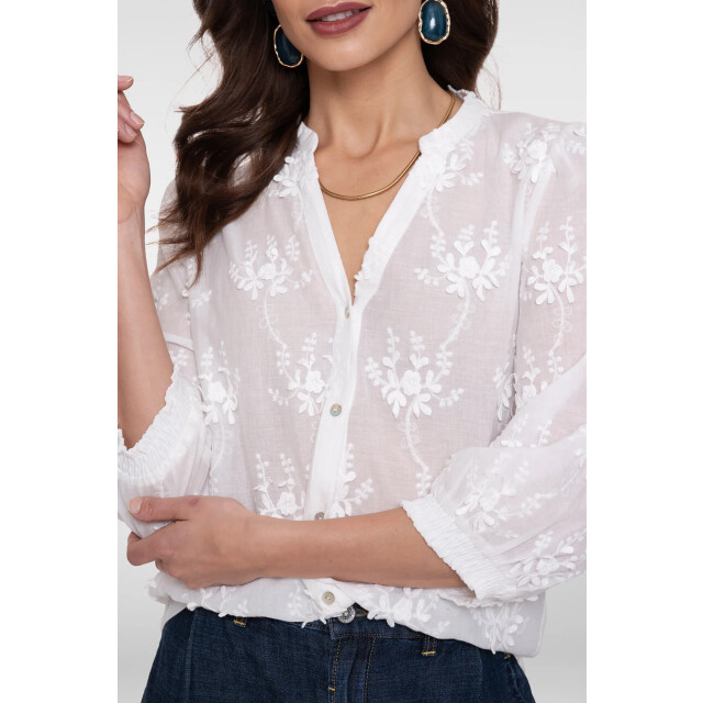 Geisha 63230-26 blouse 63230-26 Blouse off-white large