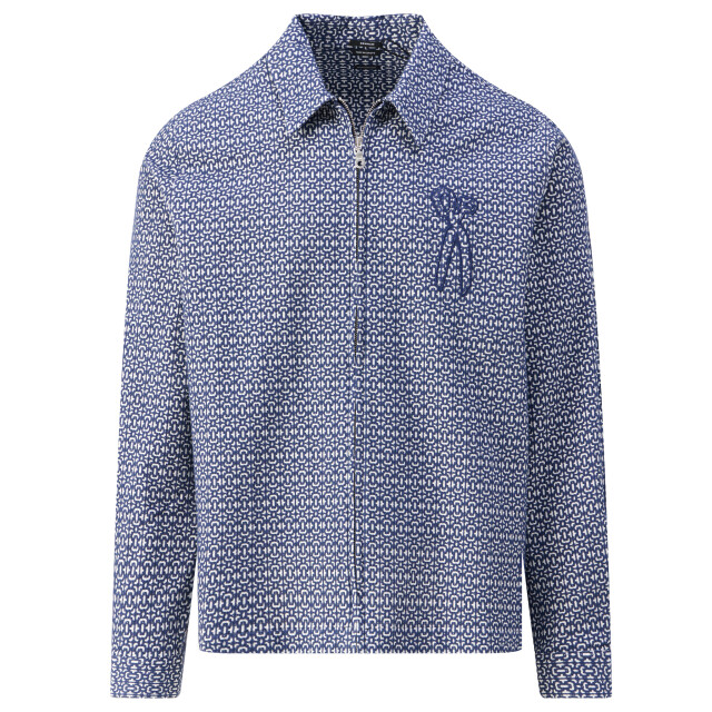 Denham Casual overhemd donker 108952-001-XL large