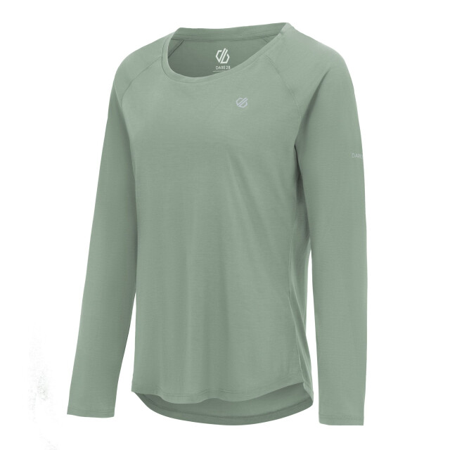 Dare2b Dames serenity t-shirt met lange mouwen UTRG12756_glaciergreen large