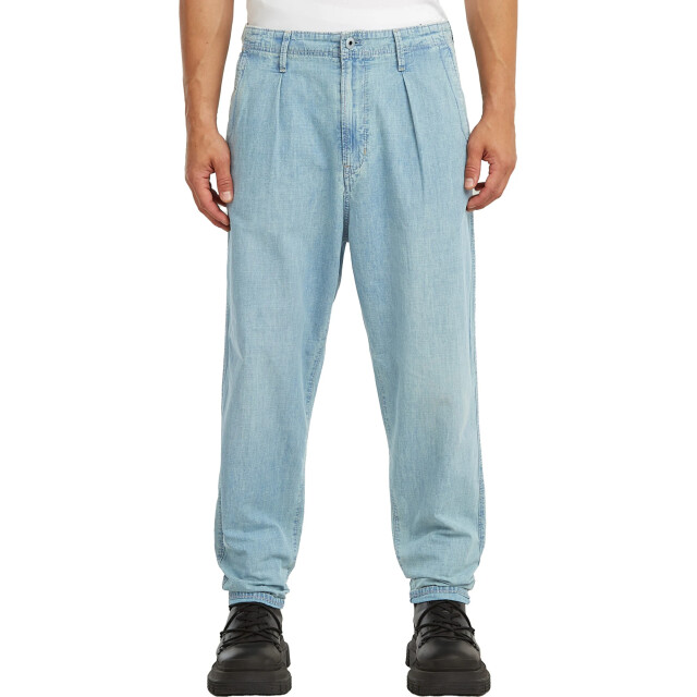 G-Star Pleated chino denim relaxed tapered D29381-E356-J058 large