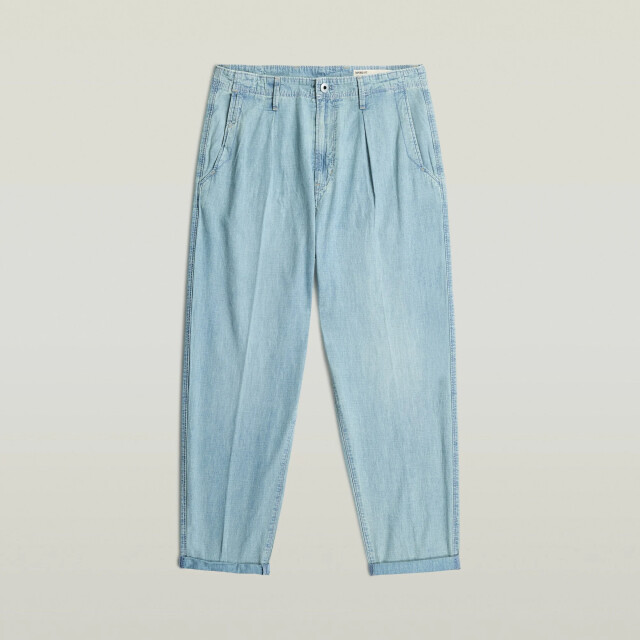 G-Star Pleated chino denim relaxed tapered D29381-E356-J058 large