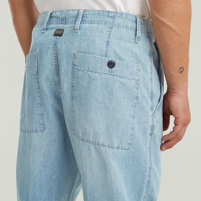G-Star Pleated chino denim relaxed tapered D29381-E356-J058 large