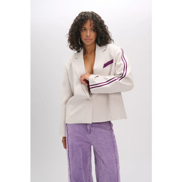 Refined Department R2602457891 ladies woven oversized cropped blazer jackie R2602457891 ladies woven oversized cropped  blazer JACKIE large