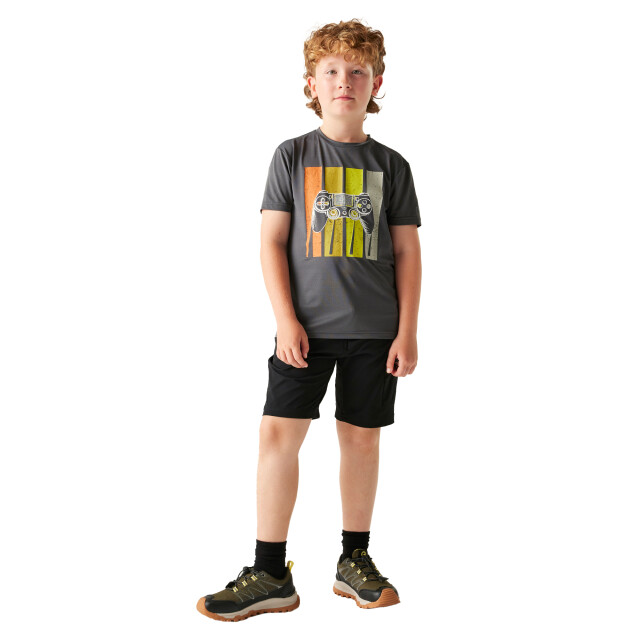 Dare2b Kinderen reprise iii multi pocket shorts UTRG12499_black large