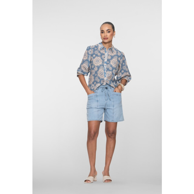 Geisha Blouse navy 4309.37.0025 large