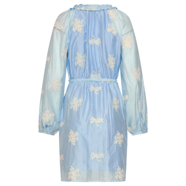 Smashed Lemon Romantische kortejurk met ruches en taillekoord | 8718679027366 large