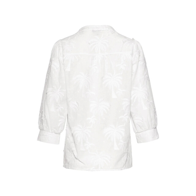 Smashed Lemon Blouse met tropisch palmborduursel | 8718679006798 large