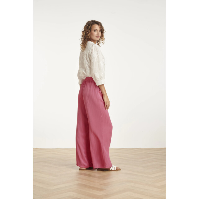 Smashed Lemon Blouse met tropisch palmborduursel | 8718679006798 large