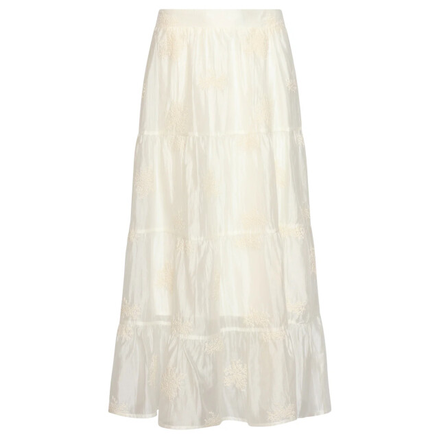 Smashed Lemon Zwierige maxi-rok met geborduurde print en stroken | 8718679007825 large