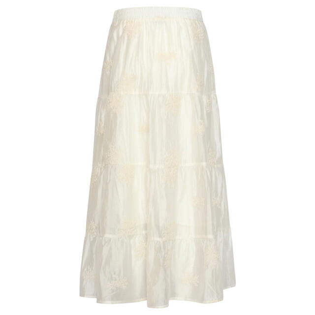 Smashed Lemon Zwierige maxi-rok met geborduurde print en stroken | 8718679007825 large