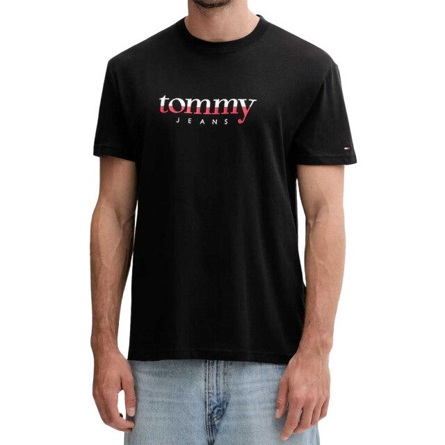 Tommy Hilfiger Herenlogo t-shirt UTNA1485_black large