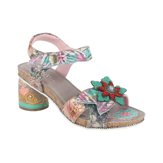 Laura Vita Framboiseo 33 gris dames sandalen gekleed Laura Vita FRAMBOISEO 33 Gris large