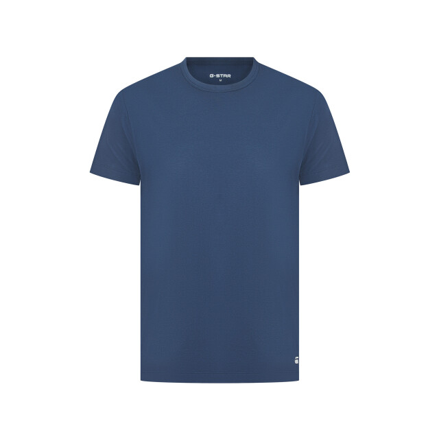 G-Star Heren ondershirt bamboe cove t-shirt ronde hals 3-pack effen blauw/wit/navy GSM110 large