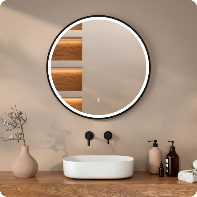 Mirlux Badkamerspiegel 80cm frame pre-order 3590775 large