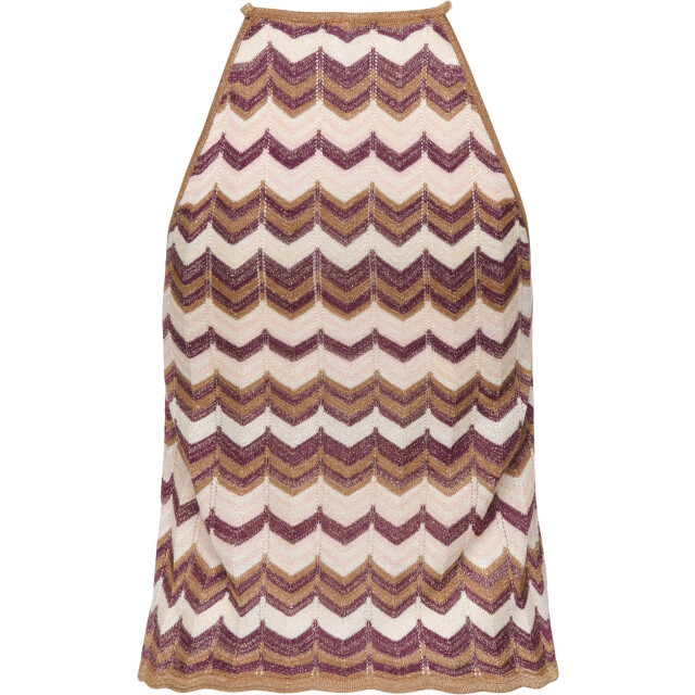 Only Onlaster sl glitter top knt foxtrot/grape w/clou 15369377-302382004 large