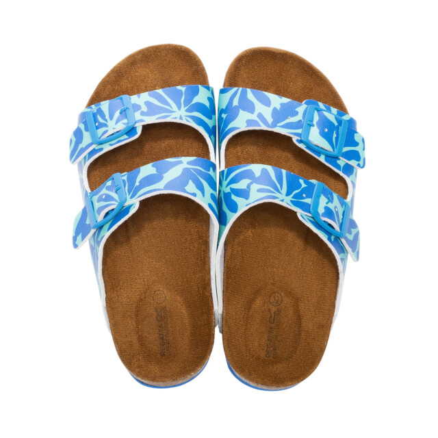 Regatta Kinderen/kinderen mia double strap sandalen UTRG13156_icegreensonicblue large