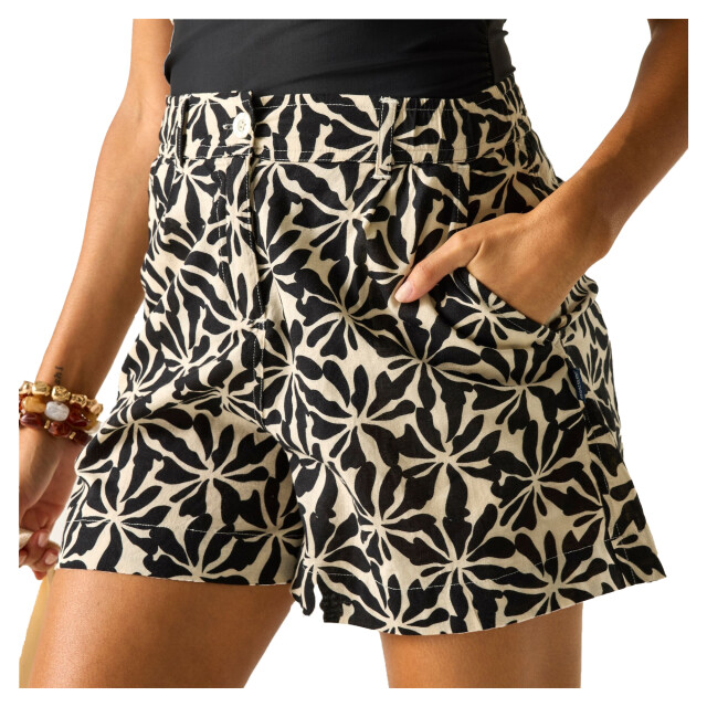 Regatta Dames sabelle abstract bloemen korte broek UTRG13157_beige large