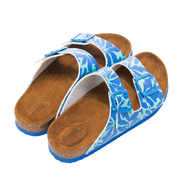 Regatta Kinderen/kinderen mia double strap sandalen UTRG13156_icegreensonicblue large