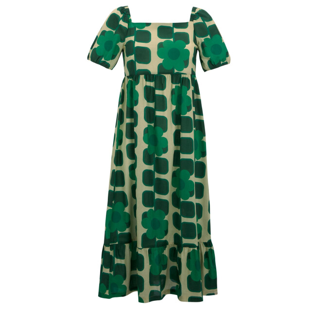 Regatta Dames orla kiely reuze vierkante bloemen zomer midi jurk UTRG13148_green large