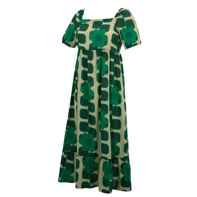 Regatta Dames orla kiely reuze vierkante bloemen zomer midi jurk UTRG13148_green large