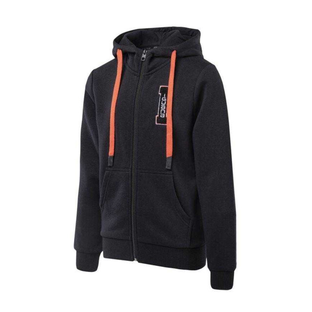 Iguana Kinder/kinder laki hoodie met volledige rits UTPP13917_blackorange large