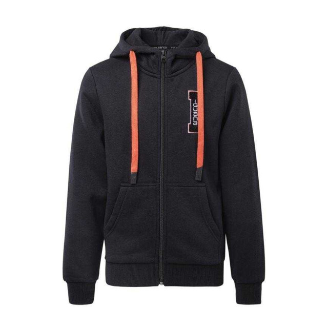 Iguana Kinder/kinder laki hoodie met volledige rits UTPP13917_blackorange large